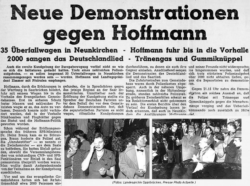 Neue Demonstrationen gegen Hoffmann....  (wird geladen...)